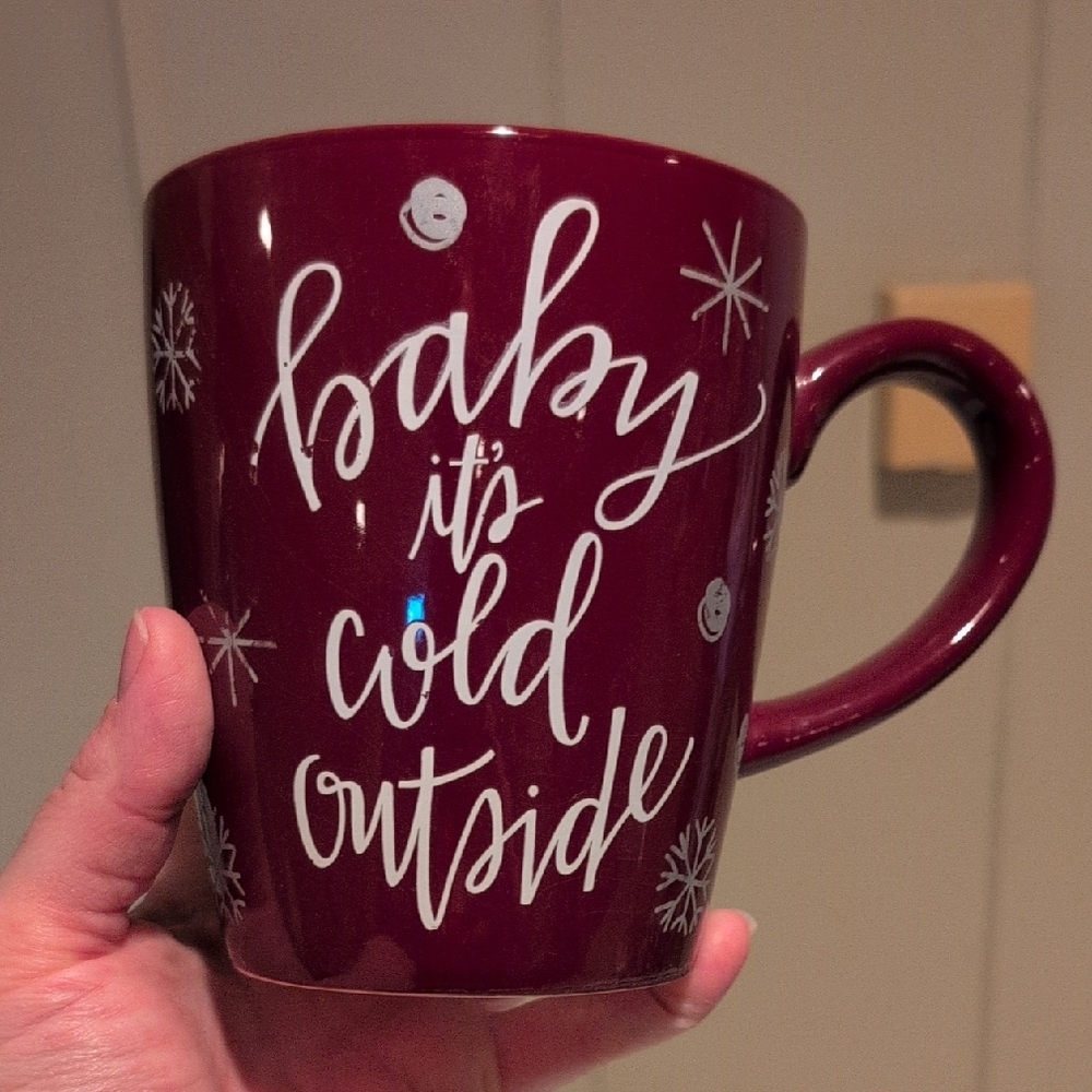 Maroon Mug with White Script - Picture 2 of 9